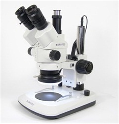 Microtec HM-4 stereomicroscope with LED lightring 